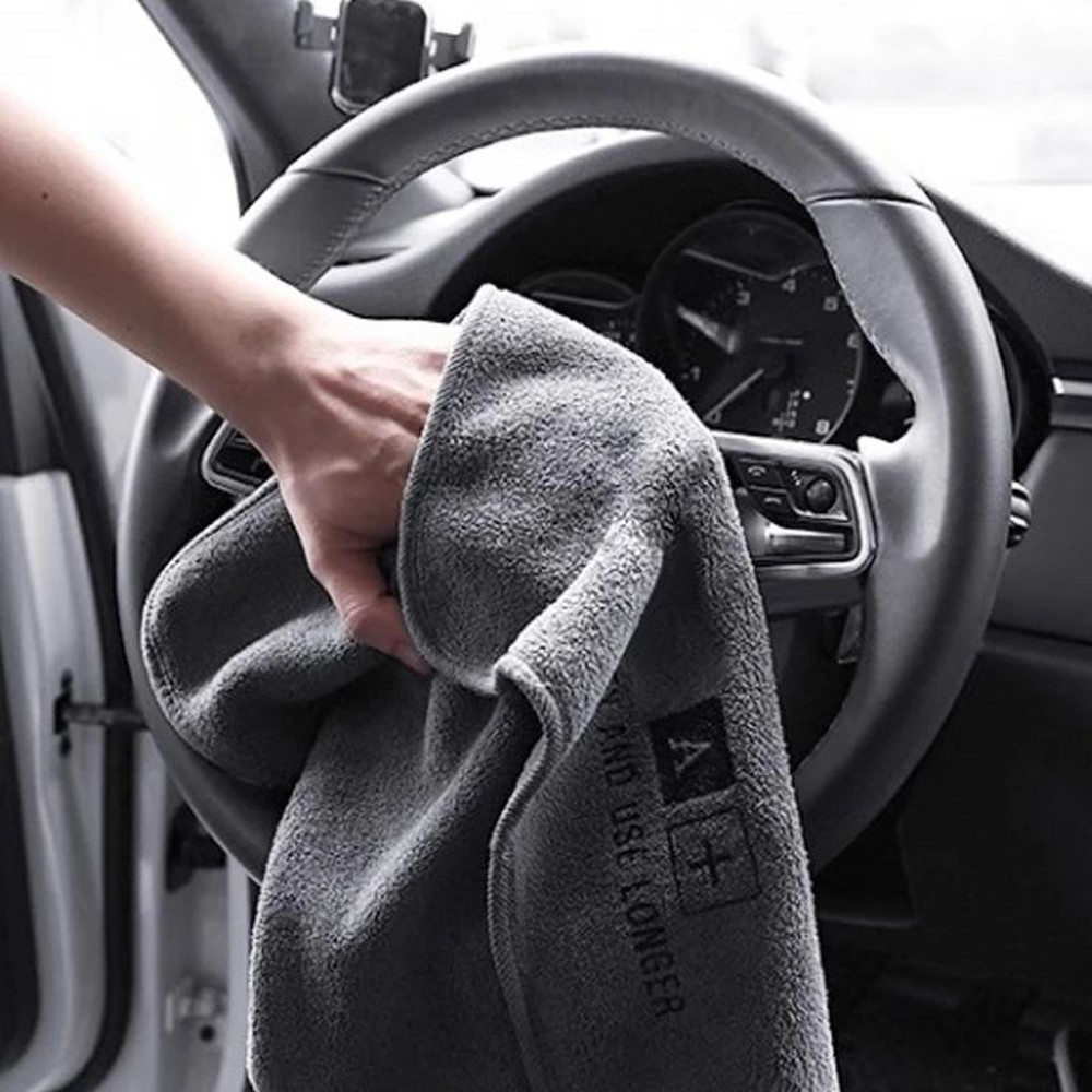 Premium Microfiber Car Washing Towel For Auto Detailing Hemmed Edges Super Absorbent Drying Cloth F