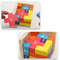 Colorful Wooden Blocks Puzzles Classic Luban Lock Cube 3D Puzzle Toys For Kids  Adults Brain Teaser 2