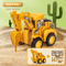 Engineering Vehicle Toy Set Press Sliding Excavator Bulldozer Model For Kids Boys Educational Con 5