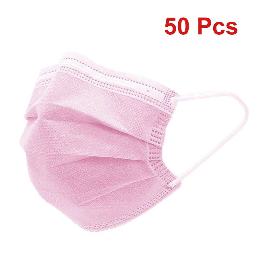 Masks 3Layer Disposable Face Masks With Melt Blown Cloth Black AntiDust Protective Mouth Mask With  4
