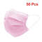 Masks 3Layer Disposable Face Masks With Melt Blown Cloth Black AntiDust Protective Mouth Mask With  4