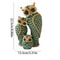 1pc Resin Owl Family Animal Decoration Elegant Home Decor For Living Room Bookshelf Wine Cooler An 5