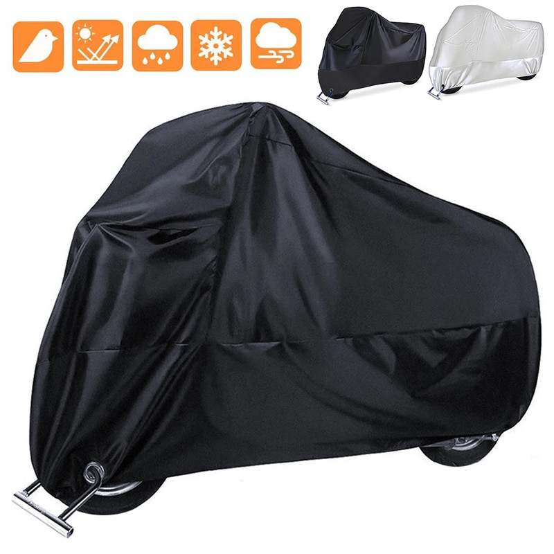 Premium Waterproof Motorcycle Cover All Season Dustproof, UV Protective Outdoor/Indoor Scooter Cover