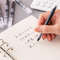 10Pcs High Quality Needle Type Gel Pens Smooth Writing Straight Liquid Ballpoint Pens Kawaii Statio 5
