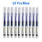 10Pcs High Quality Needle Type Gel Pens Smooth Writing Straight Liquid Ballpoint Pens Kawaii Statio 7