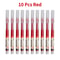 10Pcs High Quality Needle Type Gel Pens Smooth Writing Straight Liquid Ballpoint Pens Kawaii Statio 8