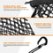 Motorcycle Cargo Net High Elastic Double Layer Bungee Net With Hooks For Helmet Luggage Storage 4