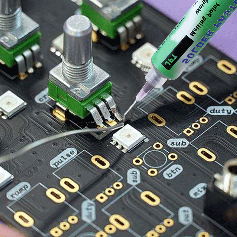 Lead Free Solder Paste 138 C No Clean Syringe For IPhone Repair 5