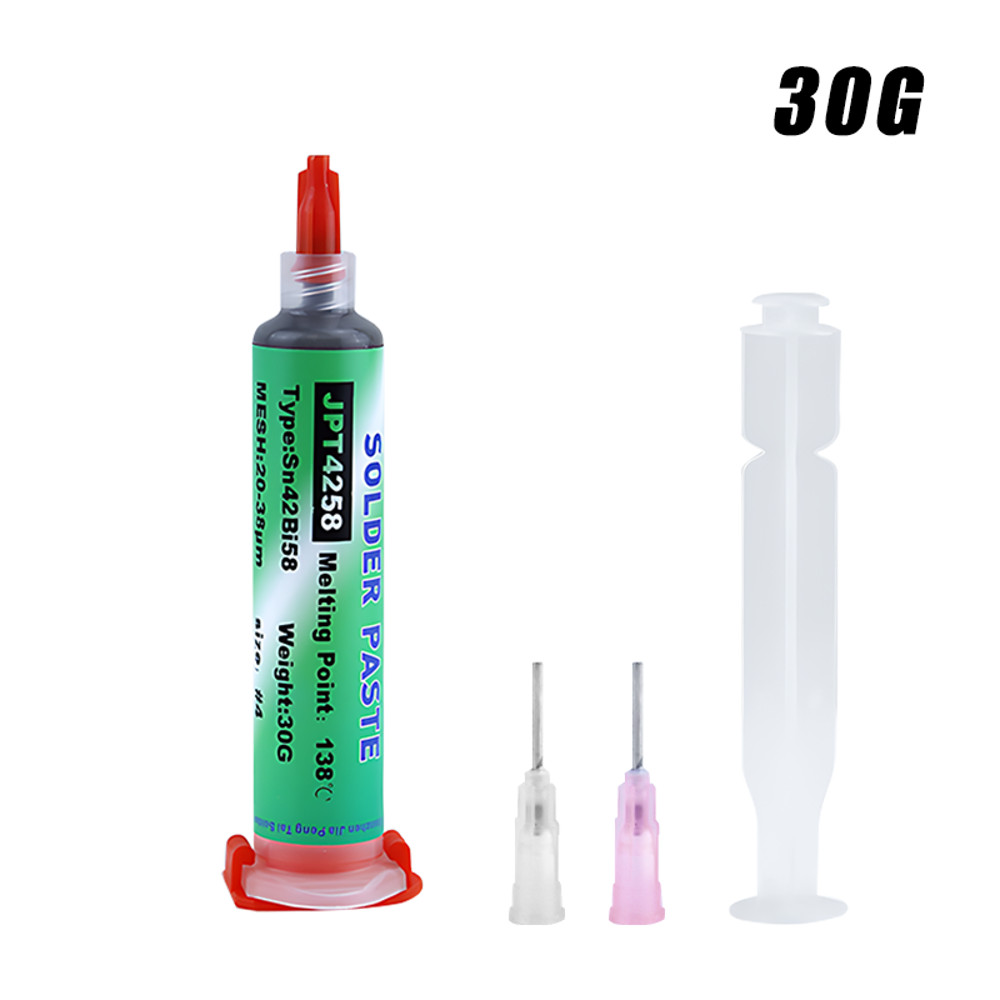 Lead Free Solder Paste 138 C No Clean Syringe For IPhone Repair 8