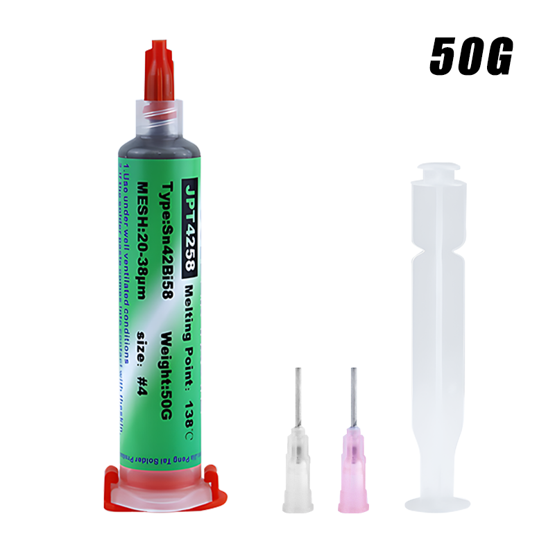 Lead Free Solder Paste 138 C No Clean Syringe For IPhone Repair 9