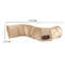 Collapsible Cat Winter Suede Tunnel Interactive 2 Way  3 Way Play Chase Hide Tunnel For Puppy Rabbi 13