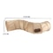 Collapsible Cat Winter Suede Tunnel Interactive 2 Way 3 Way Play Chase Hide Tunnel For Puppy Rabbi 13