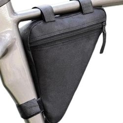 waterproof bicycle triangle bag – front frame handlebar storage for cycling tools & accessories