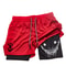 Berserk Mens 2in1 Sports Shorts Quick Dry Double Layered Gym Running Shorts 8