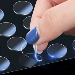 100pcs round double sided tape adhesive dots strong acrylic sticker pads for scrapbooking, craft, balloon, candle fixing