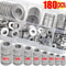 Stainless Steel Washers Metal O Ring Fasteners Gasket Set Assortment Kit Flat Washer And Grommet S 1