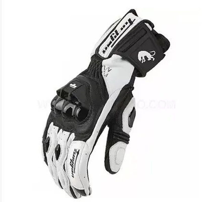 Motorcycle Gloves Windproof Leather Motocross Mittens With Security Protection Touch Screen For Men 5