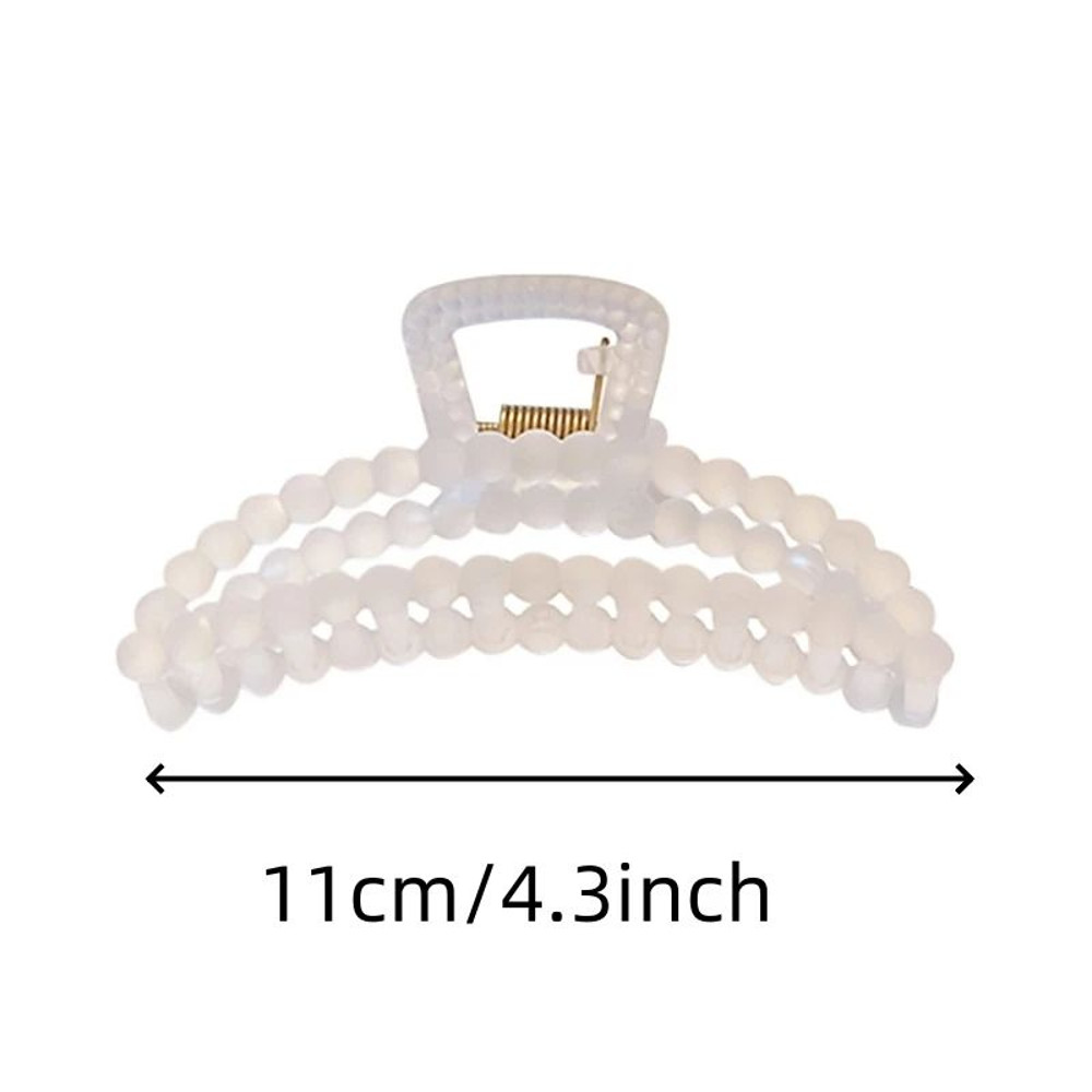 Large Clear Claw Hairpin Set For Women Girls Strong Hold For Thick Thin Hair Ideal For Fixed Hair 5