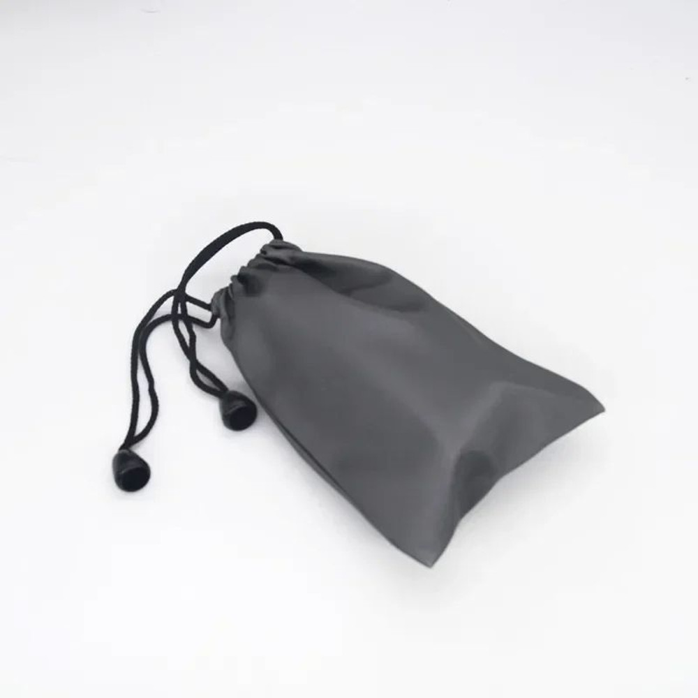 Waterproof Dustproof Oxford Drawstring Bag Black Polyester Pouch Organizer For Headset Data Cable   2