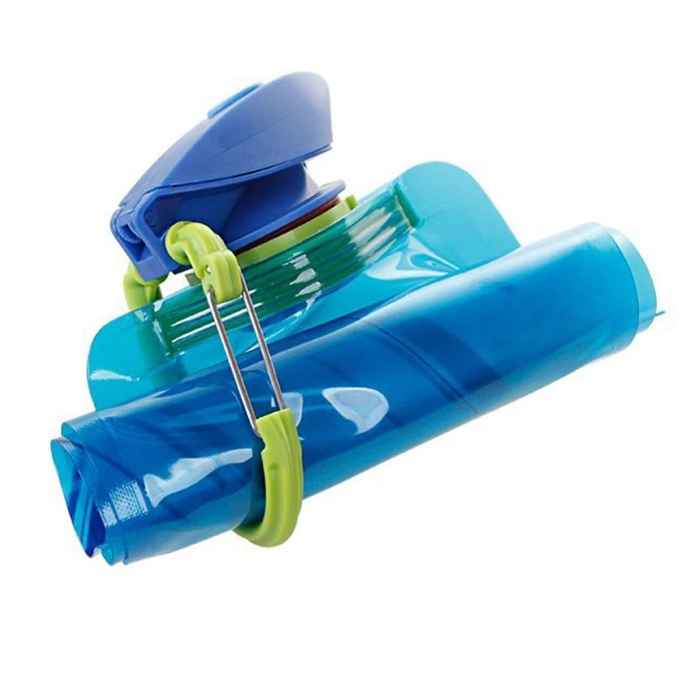 Foldable Water Bottles Flexible Reusable Travel Water Bottle Soft Flask Plastic Water Pouch With Ca 2