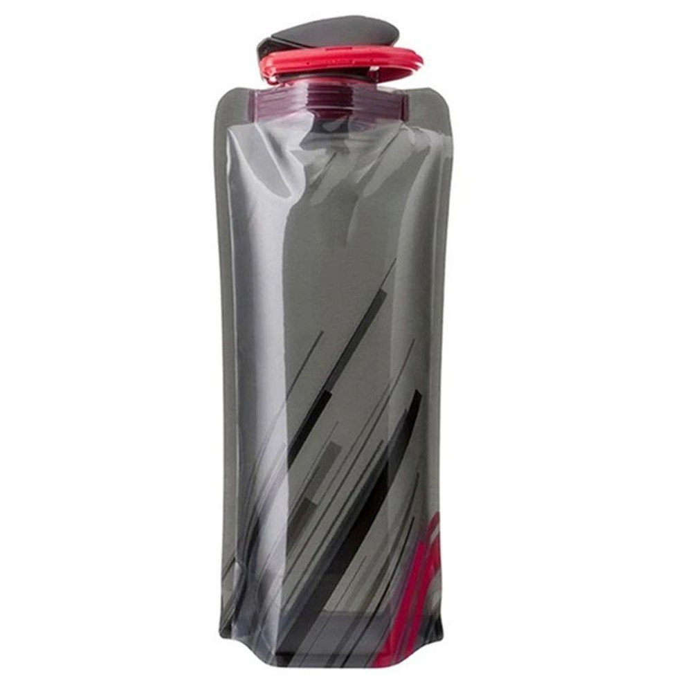 Foldable Water Bottles Flexible Reusable Travel Water Bottle Soft Flask Plastic Water Pouch With Ca 3