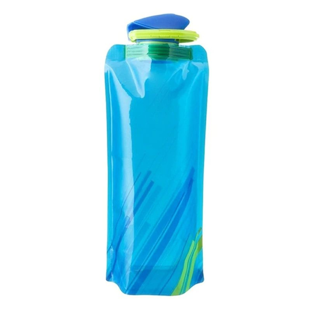 Foldable Water Bottles Flexible Reusable Travel Water Bottle Soft Flask Plastic Water Pouch With Ca 4