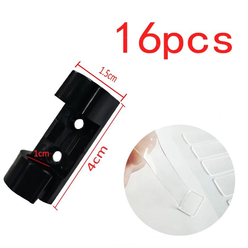 Cable Organizer Clips ABS Cable Management Desktop Wire Manager Cord Holder For USB Charging  Data  6