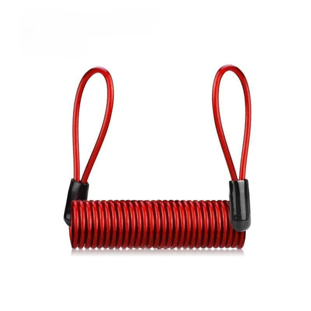 Motorcycle Disc Lock Reminder Cable AntiTheft Bike Spring Rope Alarm Security Cord For Bicycle Scoo 9