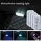 LED Touch Light Mini Wireless Car Interior Lighting USB Rechargeable Auto Roof Ceiling Lamp For Doo 5