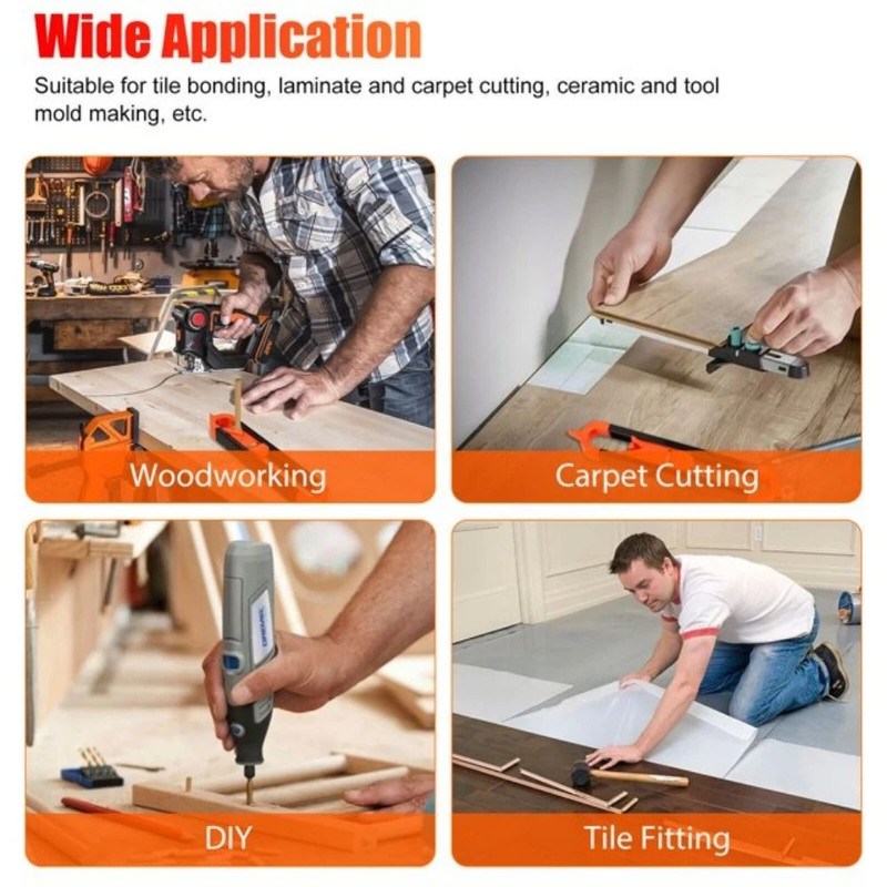 Profile Scribing Ruler  Adjustable Locking Contour Gauge For Precise Woodworking Measuring And Shap 5