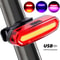 1 Waterproof Bicycle Tail Lamp High Bright LED Bike Rear Light For Night Cycling Safety MTB Road W 0