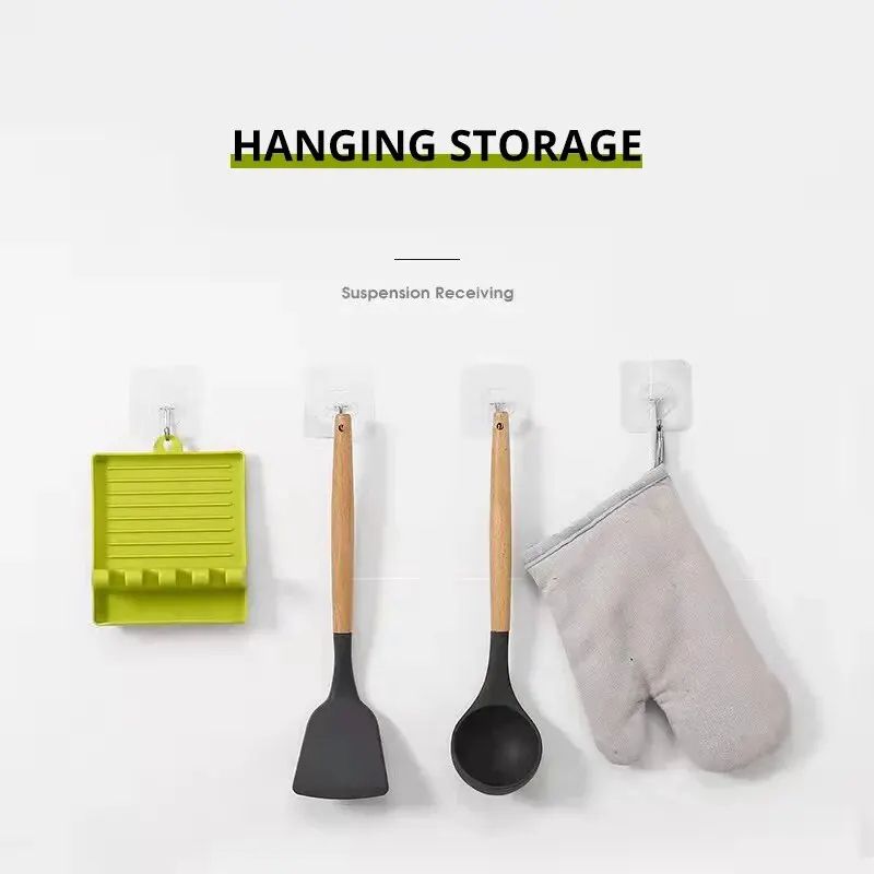 Kitchen Spoon Rest  Lid Holder Rack Spatula Rack Pot Lid Shelf For Soup Spoon Shovel Chopsticks Dur 3