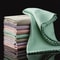 Microfiber Glass Cleaning Cloth Rag Lint Free Reusable Fish Scale Polishing Towels For Windows Car 0