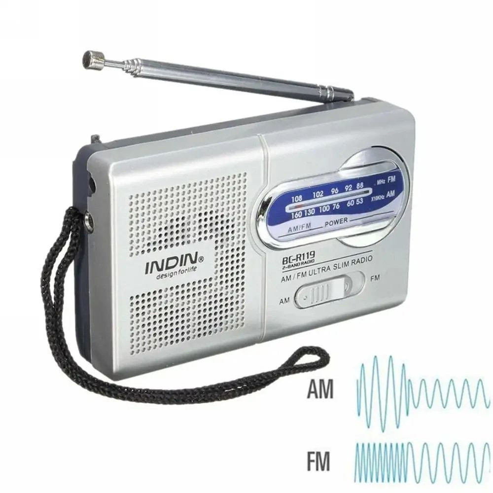 Battery Operated AM FM Portable Radio Longest Lasting Emergency Radio With Best Reception For Home  2