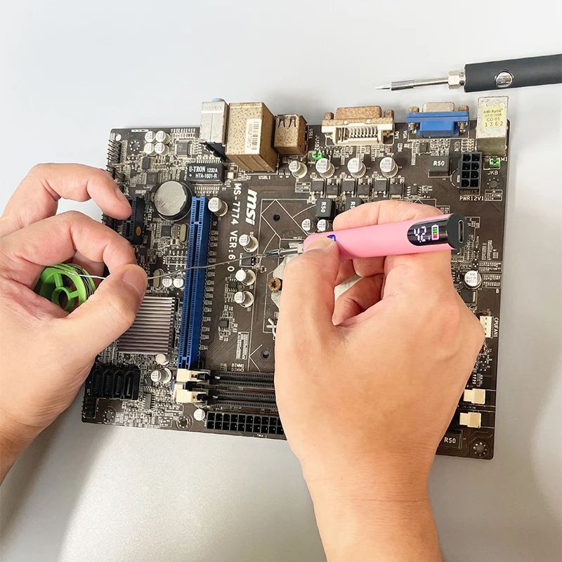 Mini Soldering Iron Pen Kit With Adjustable Voltage  USB Portable Design For DIY Projects  Electron 4