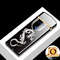 USB Rechargeable Windproof Electric Metal Lighter Double Arc Flameless Plasma Lighter With Touch Se 8