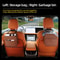 Leather Multifunctional Car Seat Storage Bag Universal Car Trash Organizer Pouch Suitable For Most 2