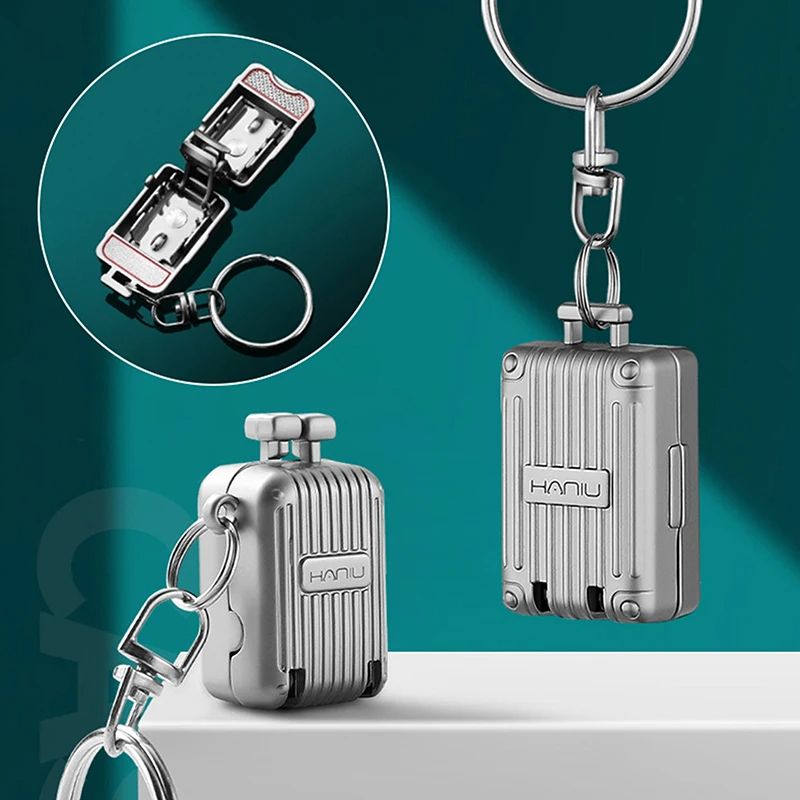 Portable Stainless Steel Nail Clippers Exquisite Foldable Nail Cutter With Keychain For Manicure Pe 1