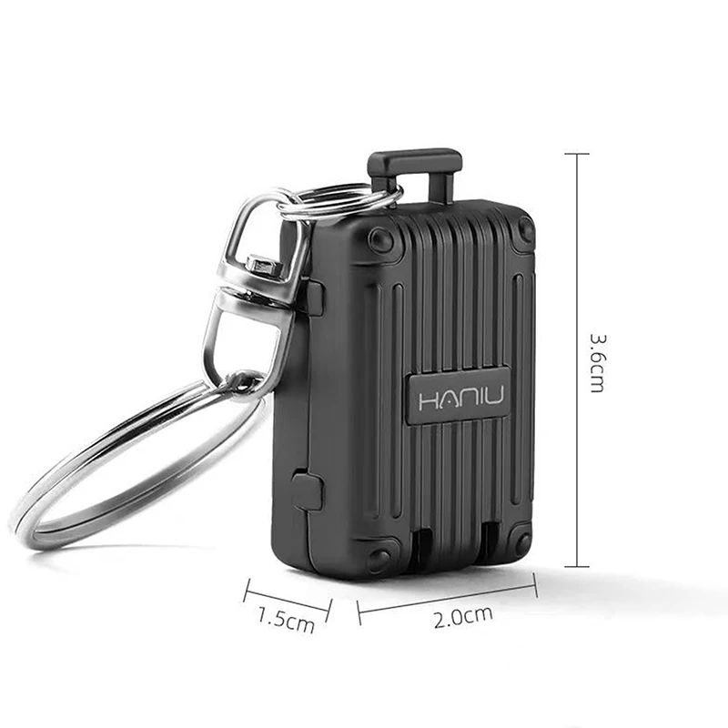 Portable Stainless Steel Nail Clippers Exquisite Foldable Nail Cutter With Keychain For Manicure Pe 4