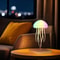Cartoon Jellyfish Night Light RGB Gradient Cute LED Lamp With Voice Control Dancing Jellyfish Bedsi 3