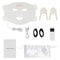 3D LED Light Phototherapy Mask Face Neck Silicone Facial Mask For Skin Rejuvenation AntiWrinkle Br 8