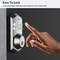 Smart Keypad Door Lock With Fingerprint Entry Touch Locking 20 User Codes Easy To Install Program K 4