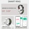 Smart Ring For Sleep Tracking Motion Monitoring Compatible With IPhone Android Ideal Smart Gift F 2