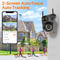HD Triple Lens WiFi IP Camera 3 Lens Outdoor Security Camera With Motion Detection Waterproof CCTV 2
