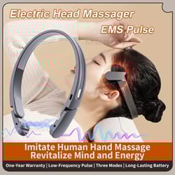 electric head massager – headache relief & brain stimulator therapy machine for migraine, insomnia, and stress relief