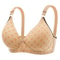 Women Comfortable Printed Mum Bra Lightweight Wireless Thin Section Brassiere For Moms 4