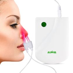 portable laser nose care therapy machine with low frequency pulse for rhinitis, sinusitis & hay fever treatment