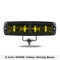 6D LED Light Bar Yellow White Fog Light LED Work Light For Car Motorcycle Offroad ATV Truck Tractor 7