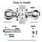 CIEPOJIET Bluetooth Smart Lock Tuya Fingerprint Door Lock With Keyless Entry Secure Tuya App Key C 5