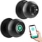 CIEPOJIET Bluetooth Smart Lock Tuya Fingerprint Door Lock With Keyless Entry Secure Tuya App Key C 6